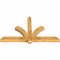 Ekena Millwork Redmond Rough Sawn Timber Gable Bracket, Western Red Cedar, 60"W x 35"H x 4"D x 4"F, 14/12 Pitch GBW060X35X0404RED00RWR - alternate 4